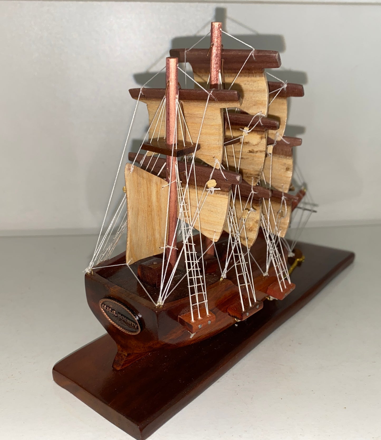 HMS Bounty Model Replica - Miro Wood